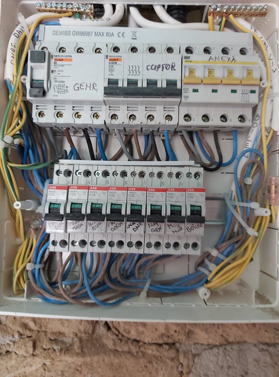 Tablou electric GEWISS cu siguranțe organizate